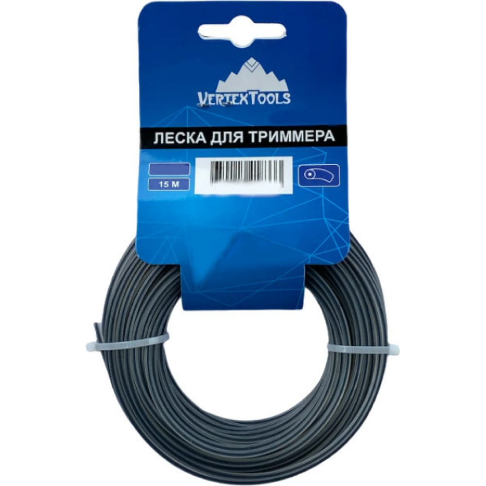 Леска для триммера прямая круг 4 мм VertexTools Yk-888-4-15 16888711 15 м, Черный, YK-888-4-15
Леска для триммера прямая круг 4 мм VertexTools Yk-888-4-15 16888711 15 м, Черный, YK-888-4-15