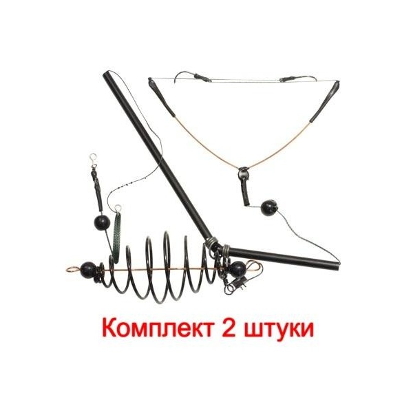 Снасть карповая, (2 крючка №4, кормушка отвод, анитизакручиватель), 2 штуки, Черный, 3К25-КМ-ОТВ-3Кр.4
Снасть карповая, (2 крючка №4, кормушка отвод, анитизакручиватель), 2 штуки, Черный, 3К25-КМ-ОТВ-3Кр.4