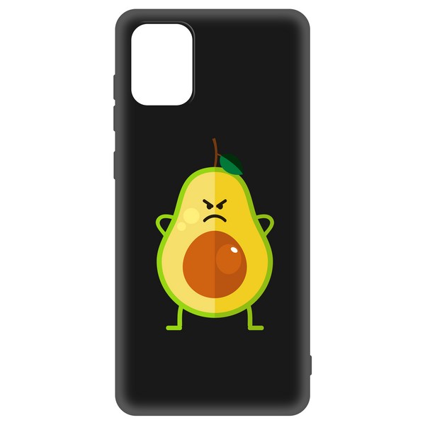 Чехол-накладка Krutoff Soft Case Авокадо Сердитый для Samsung Galaxy A71 (A715), Черный
Чехол-накладка Krutoff Soft Case Авокадо Сердитый для Samsung Galaxy A71 (A715), Черный