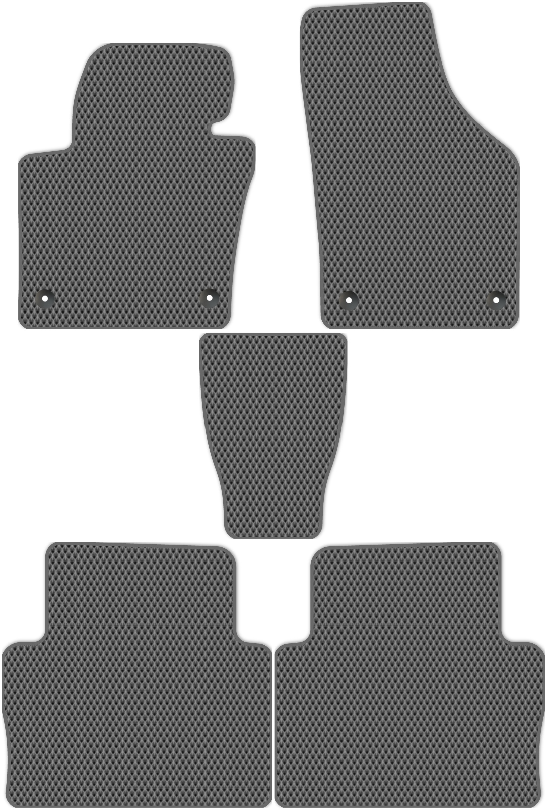 Коврики ЭВА в салон для SEAT Alhambra (7N) 2010 - 2015, 5 шт. серый, темно-серый кант, 7102-S5YT-H
Коврики ЭВА в салон для SEAT Alhambra (7N) 2010 - 2015, 5 шт. серый, темно-серый кант, 7102-S5YT-H
