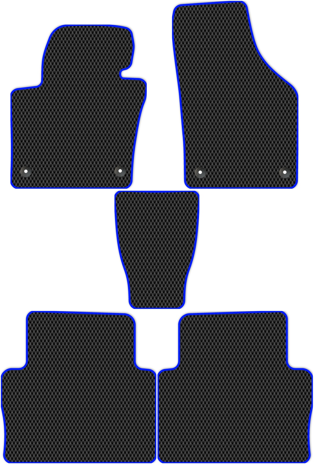Коврики ЭВА в салон для SEAT Alhambra (7N) 2010 - 2015, 5 шт. черный, синий кант, 7102-S5YT-H
Коврики ЭВА в салон для SEAT Alhambra (7N) 2010 - 2015, 5 шт. черный, синий кант, 7102-S5YT-H