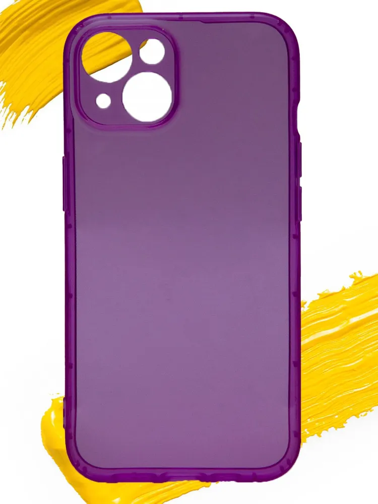 Чехол для Apple iPhone 14 Plus с полной защитой камер, прозрачный фиолетовый, Silicone case
Чехол для Apple iPhone 14 Plus с полной защитой камер, прозрачный фиолетовый, Silicone case