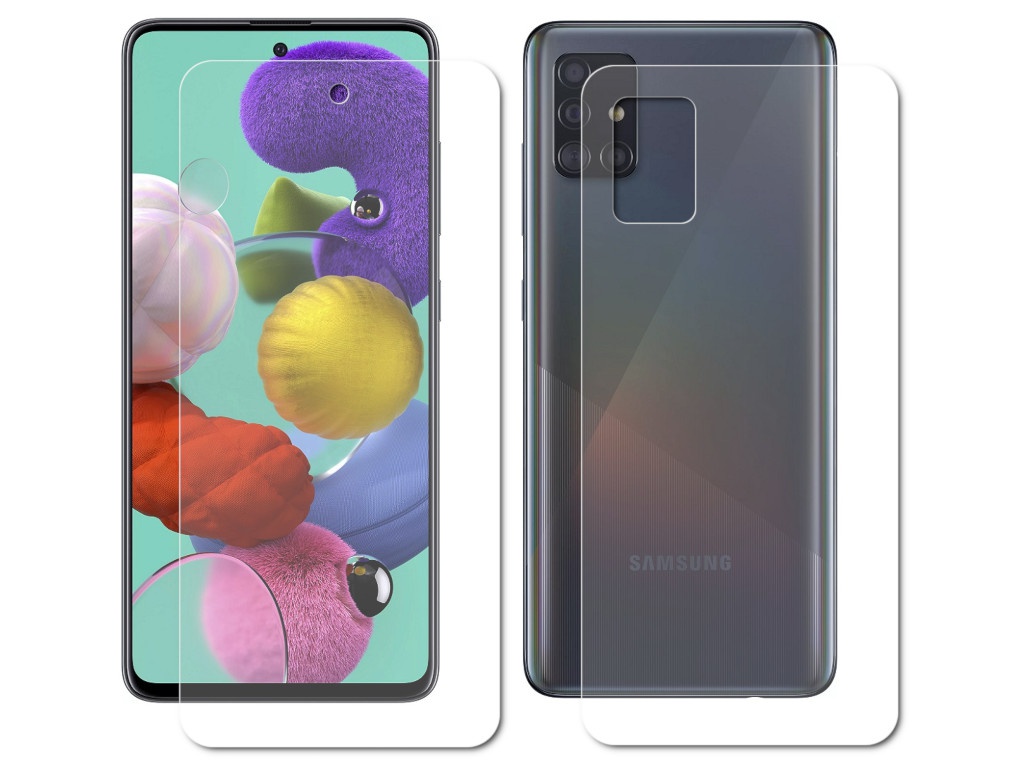 Гидрогелевая пленка LuxCase для Samsung Galaxy A51 0.14mm Front and Back Matte 86376, Samsung Galaxy A51
Гидрогелевая пленка LuxCase для Samsung Galaxy A51 0.14mm Front and Back Matte 86376, Samsung Galaxy A51
