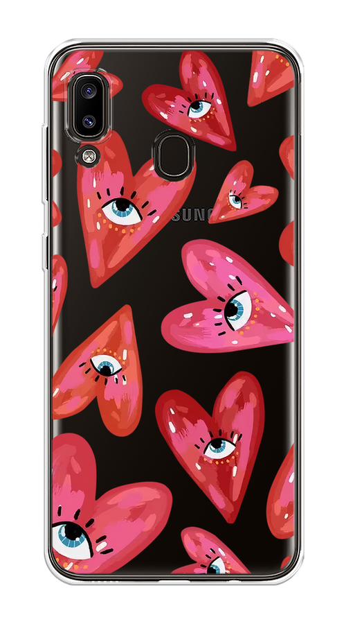 Чехол на Samsung Galaxy A30/A20 "Сердечки с глазами", Коричневый;красный;розовый, 27650-1
Чехол на Samsung Galaxy A30/A20 "Сердечки с глазами", Коричневый;красный;розовый, 27650-1