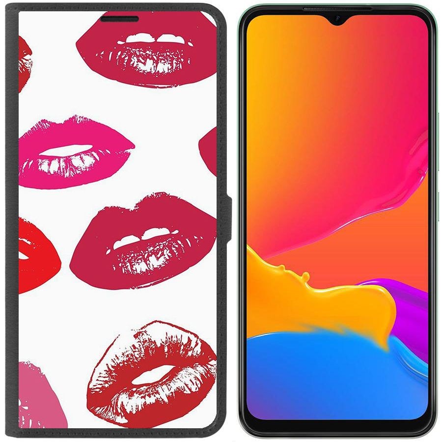 Чехол-книжка Krutoff Eco Book для ITEL S18 Губы паттерн 2 (черный) 
Чехол-книжка Krutoff Eco Book для ITEL S18 Губы паттерн 2 (черный)