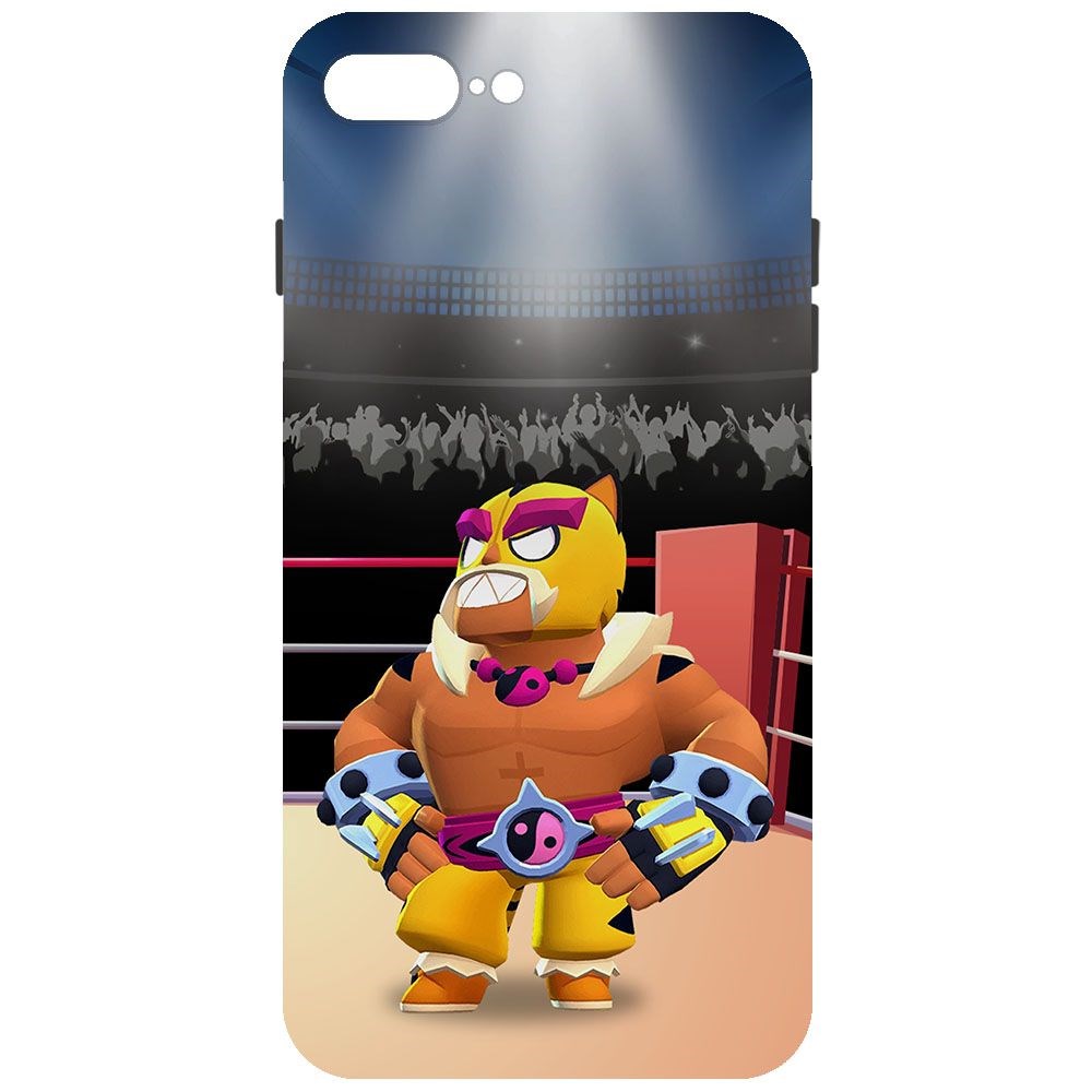 Чехол-накладка Krutoff Софт Кейс Brawl Stars - Эль Тигро для iPhone 7 Plus/8 Plus черный
Чехол-накладка Krutoff Софт Кейс Brawl Stars - Эль Тигро для iPhone 7 Plus/8 Plus черный