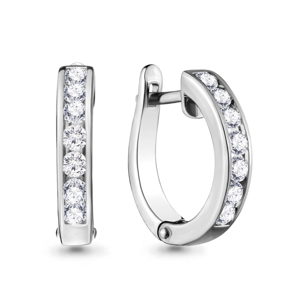 Серьги из белого золота с бриллиантом Aquamarine Aquamarine 940570_585_бз, 940570_585_бз
Серьги из белого золота с бриллиантом Aquamarine Aquamarine 940570_585_бз, 940570_585_бз