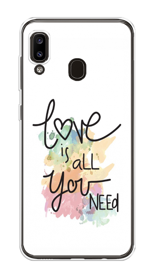 Чехол на Samsung Galaxy A30/A20 "Love is all you need", Белый;черный;зеленый, 27650-1
Чехол на Samsung Galaxy A30/A20 "Love is all you need", Белый;черный;зеленый, 27650-1