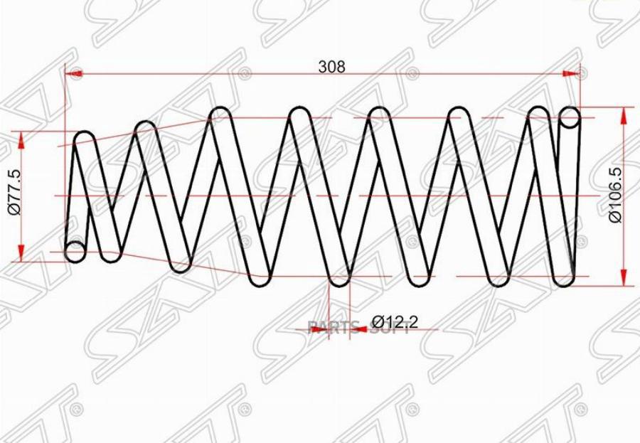 Комплект Пружин 2шт Задние Toyota Runx/Allex/Corolla/Fielder 00- 4wd Sat арт. ST-18972
Комплект Пружин 2шт Задние Toyota Runx/Allex/Corolla/Fielder 00- 4wd Sat арт. ST-18972