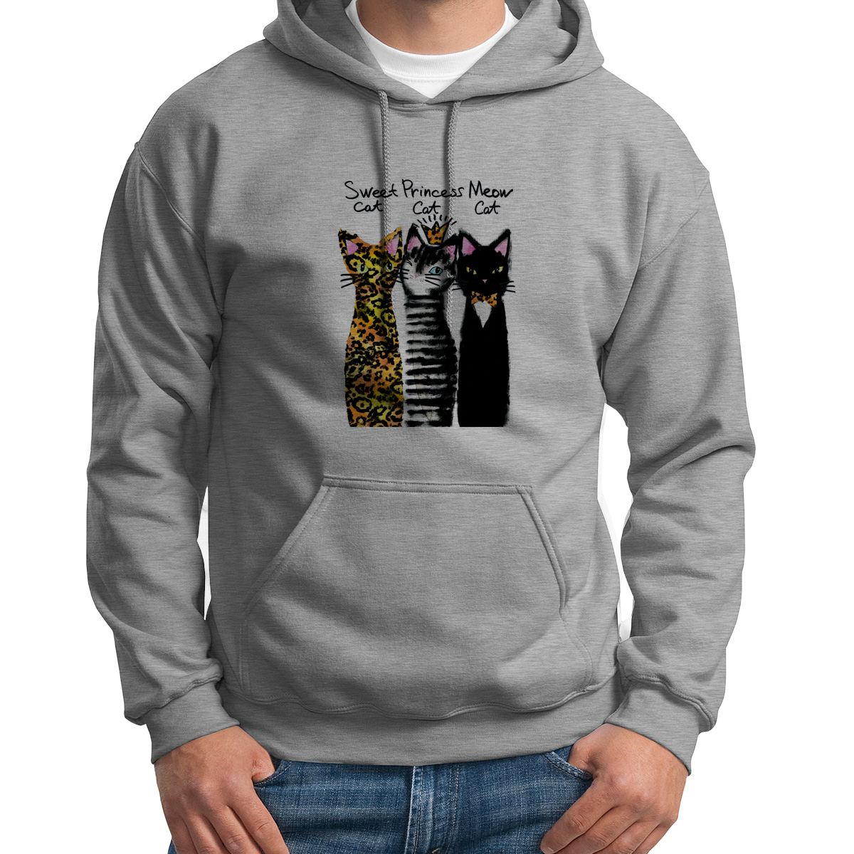 Худи унисекс CoolPodarok Кошки Sweet catPrincess cat Meow cat серое 46 RU, 6S015434
Худи унисекс CoolPodarok Кошки Sweet catPrincess cat Meow cat серое 46 RU, 6S015434