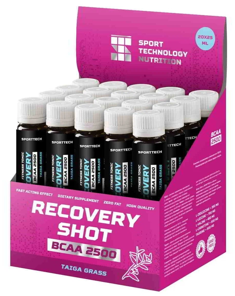 Sport Technology Nutrition Recovery Shot BCAA 2500 500 мл, taiga grass, Recovery Shot BCAA 2500
Sport Technology Nutrition Recovery Shot BCAA 2500 500 мл, taiga grass, Recovery Shot BCAA 2500