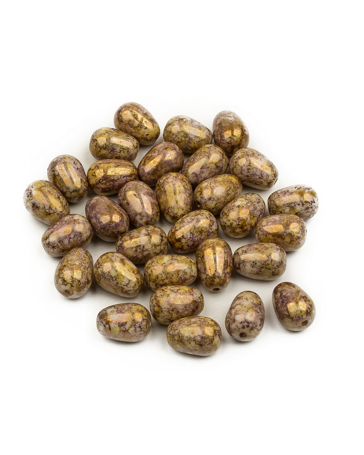 Бусины Czech Beads - капля, Glass drops, 11х8 мм Chalk White Lila Gold Luster, 30 шт, Разноцветный, Drops
Бусины Czech Beads - капля, Glass drops, 11х8 мм Chalk White Lila Gold Luster, 30 шт, Разноцветный, Drops