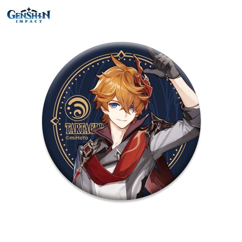 Значок Genshin Impact GEN114 Fatui Can Badge Tartaglia 7,5 см 
Значок Genshin Impact GEN114 Fatui Can Badge Tartaglia 7,5 см