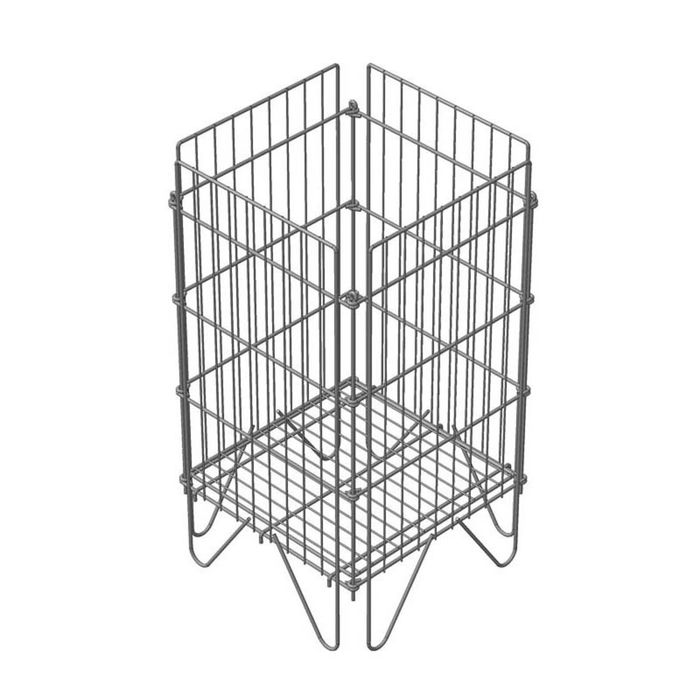 Корзина-накопитель, разборная, 42*42*80 см, цвет хром
Корзина-накопитель, разборная, 42*42*80 см, цвет хром