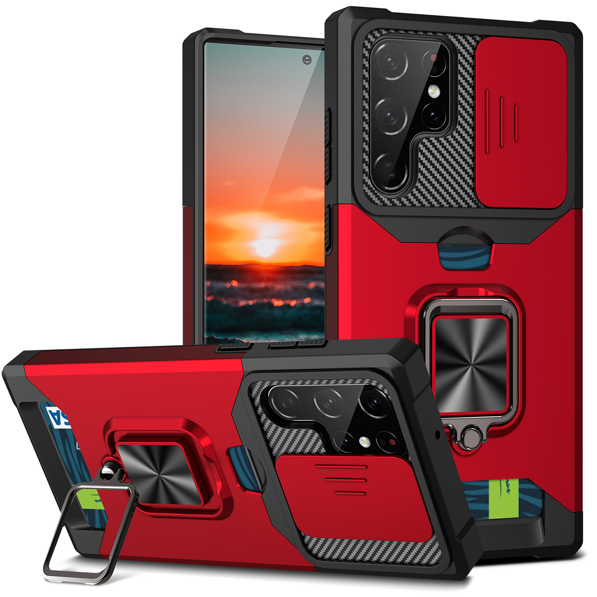 Противоударный чехол Сard Reader Case для Samsung Galaxy S22 Ultra, красный, Сard Reader Case
Противоударный чехол Сard Reader Case для Samsung Galaxy S22 Ultra, красный, Сard Reader Case