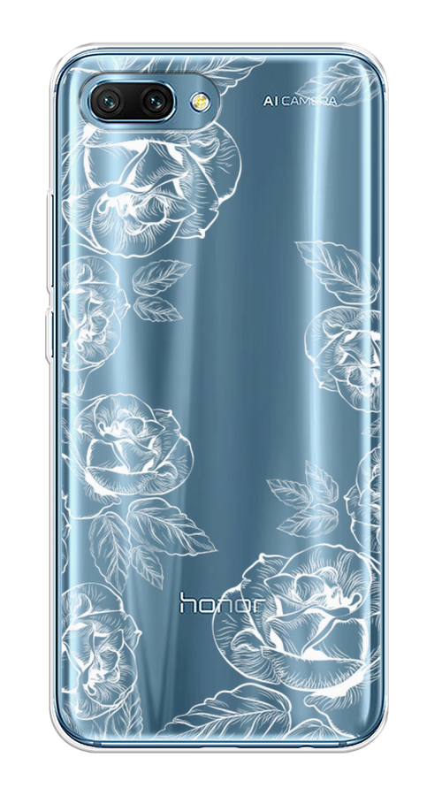 Чехол на Honor 10 "Розы графика", Черный;серый, 65350-2 
Чехол на Honor 10 "Розы графика", Черный;серый, 65350-2