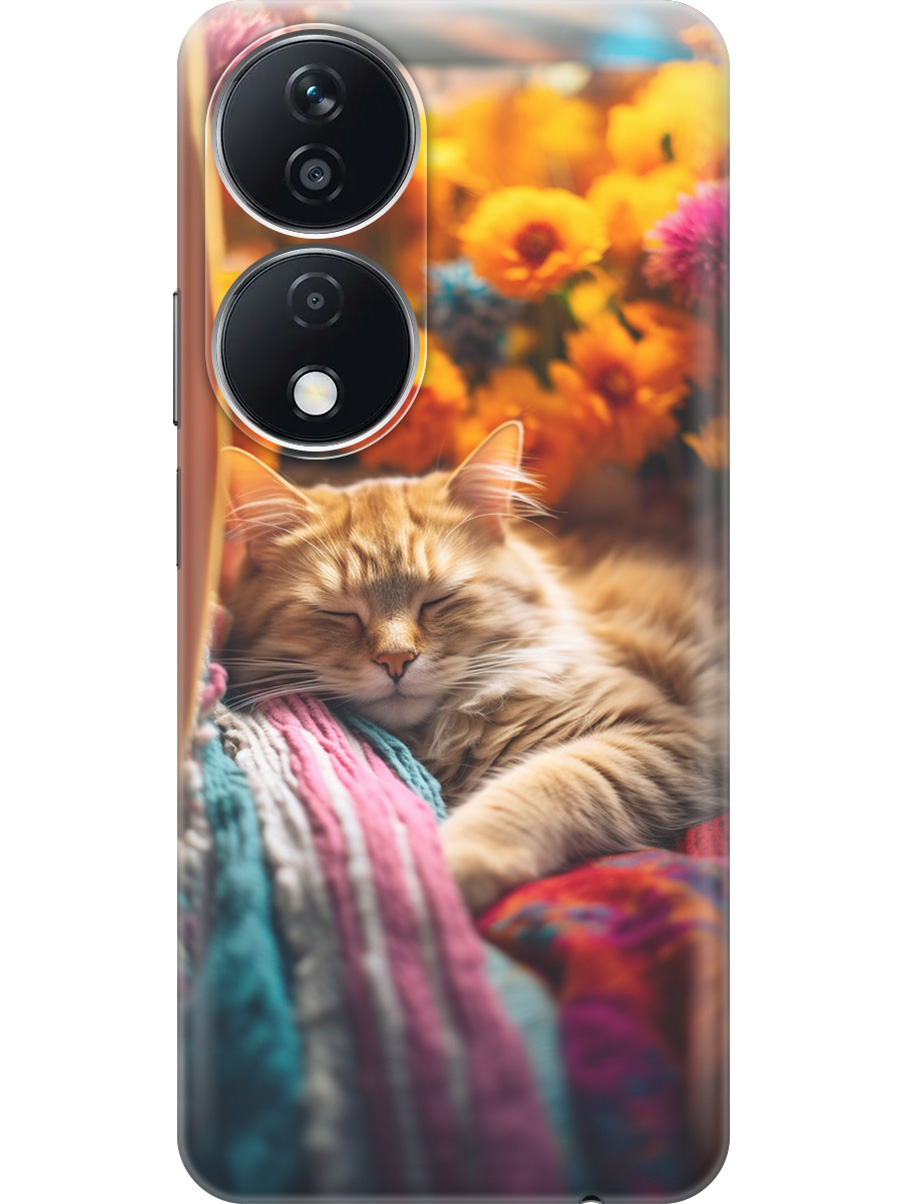 Силиконовый чехол на Honor X7b с принтом "Спящий на пледе котик", Прозрачный;белый;желтый, 781972111
Силиконовый чехол на Honor X7b с принтом "Спящий на пледе котик", Прозрачный;белый;желтый, 781972111