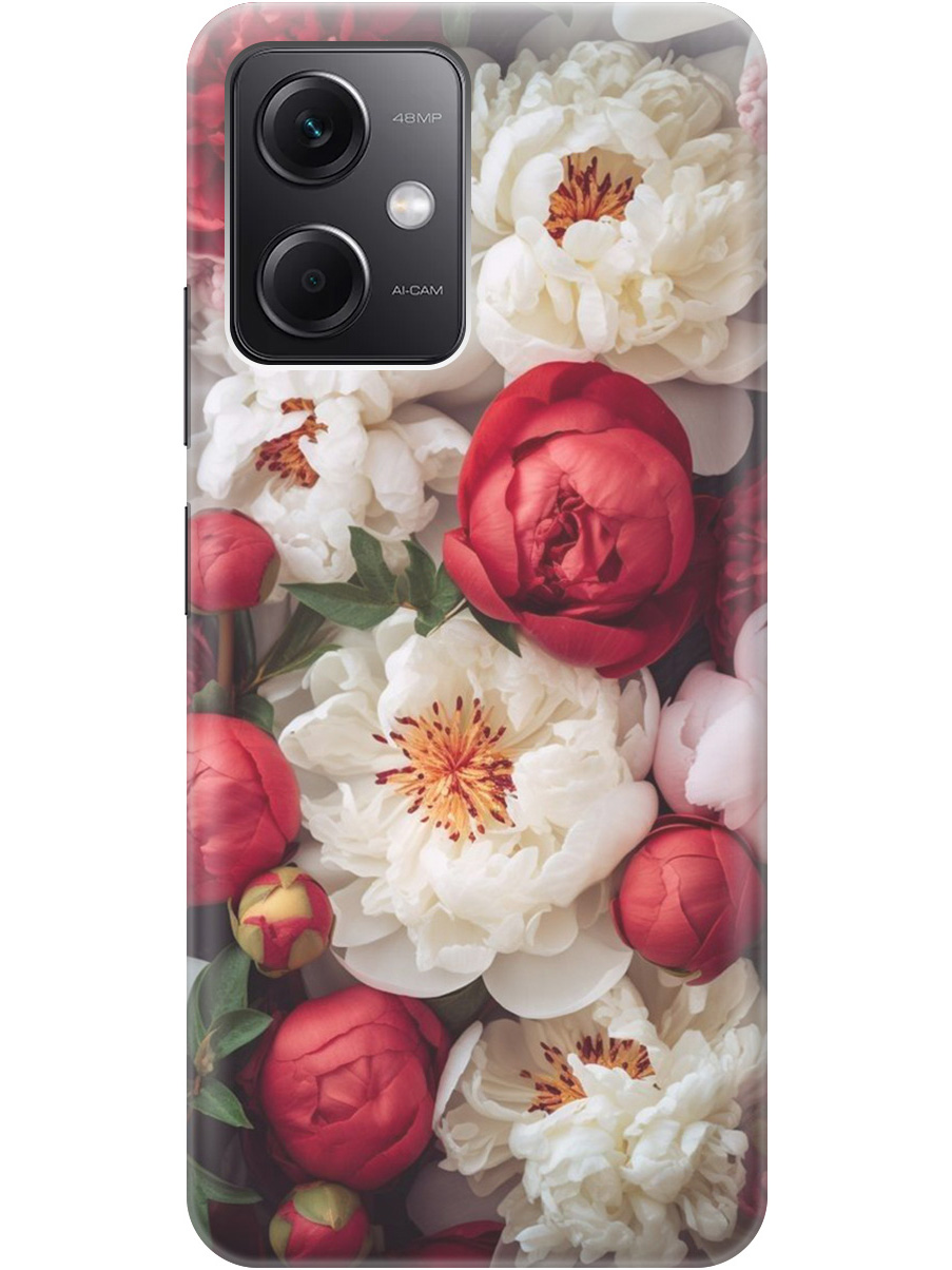 Силиконовый чехол на Xiaomi Redmi Note 12 с рисунком "Красно-белые пионы", Белый;красный, 20000116
Силиконовый чехол на Xiaomi Redmi Note 12 с рисунком "Красно-белые пионы", Белый;красный, 20000116