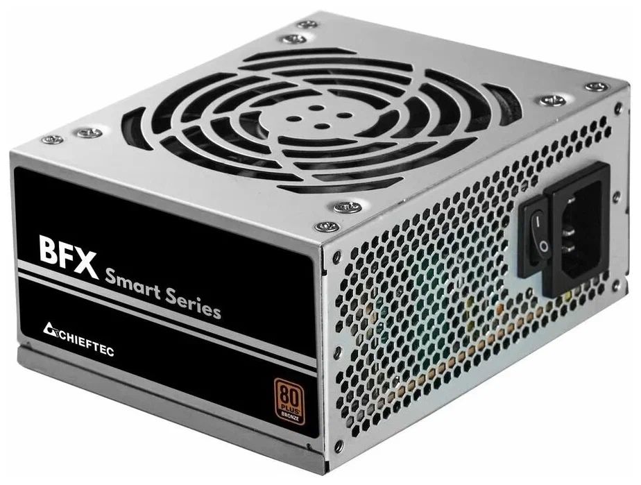 Блок питания Chieftec SMART 450W (BFX-450BS), Серебристый, Блок питания Chieftec Smart BFX-450BS (ATX 2.53, 450W, SFX, 80 PLUS BRONZE, Active PFC, 90mm fan) OEM
Блок питания Chieftec SMART 450W (BFX-450BS), Серебристый, Блок питания Chieftec Smart BFX-450BS (ATX 2.53, 450W, SFX, 80 PLUS BRONZE, Active PFC, 90mm fan) OEM