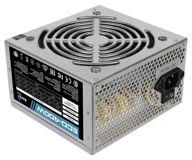 Блок питания AeroCool ECO 400W, Серебристый, Блок питания Aerocool ECO-400, 400Вт, 120мм, retail
Блок питания AeroCool ECO 400W, Серебристый, Блок питания Aerocool ECO-400, 400Вт, 120мм, retail