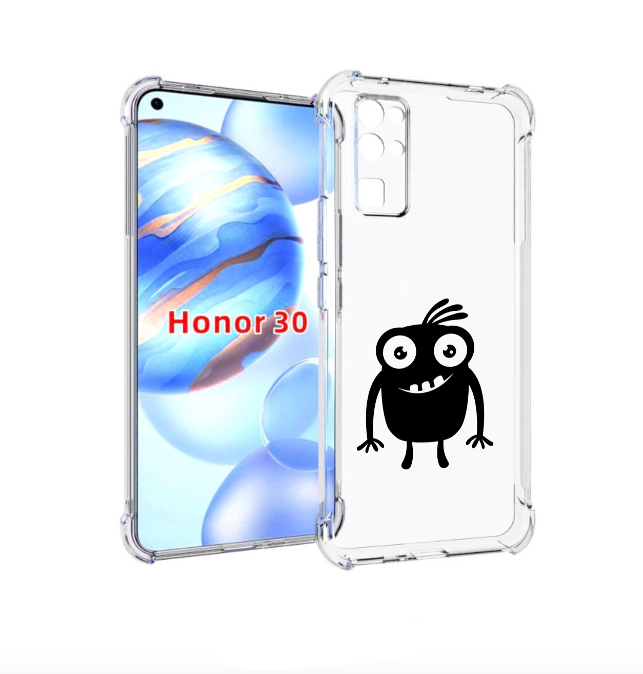 Чехол бампер MyPads Масяня для Honor 30 (BMH-AN10) противоударный, Прозрачный, Tocco 
Чехол бампер MyPads Масяня для Honor 30 (BMH-AN10) противоударный, Прозрачный, Tocco