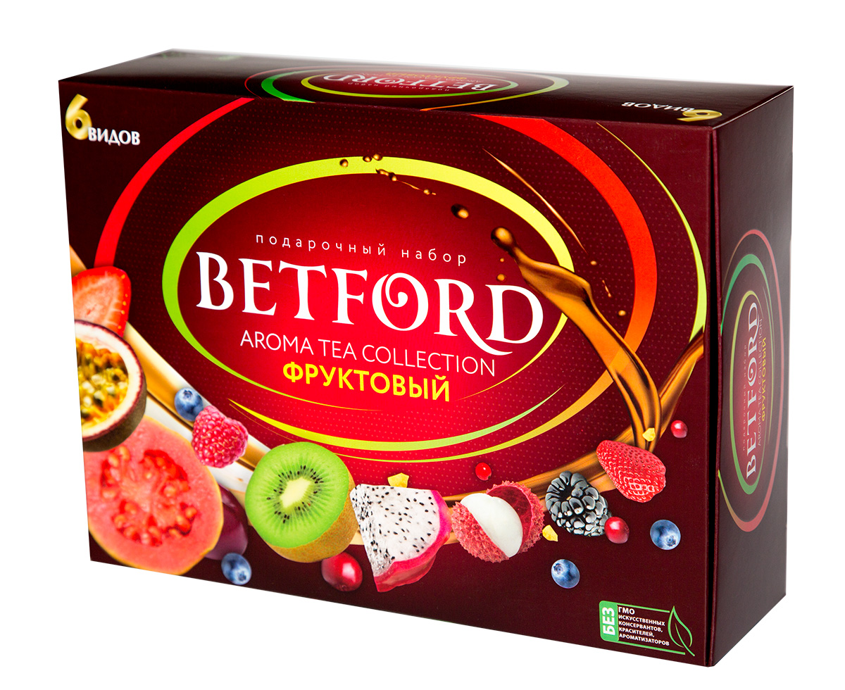 фото Чай betford набор фруктовый, 6 банок