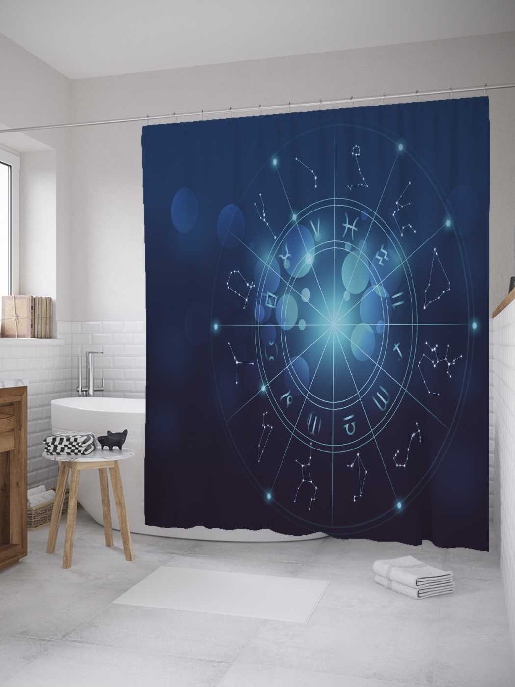 Штора (занавеска) для ванной JoyArty "Лунный гороскоп" из сатена, 180х200 см с крючками, Серый
Штора (занавеска) для ванной JoyArty "Лунный гороскоп" из сатена, 180х200 см с крючками, Серый
