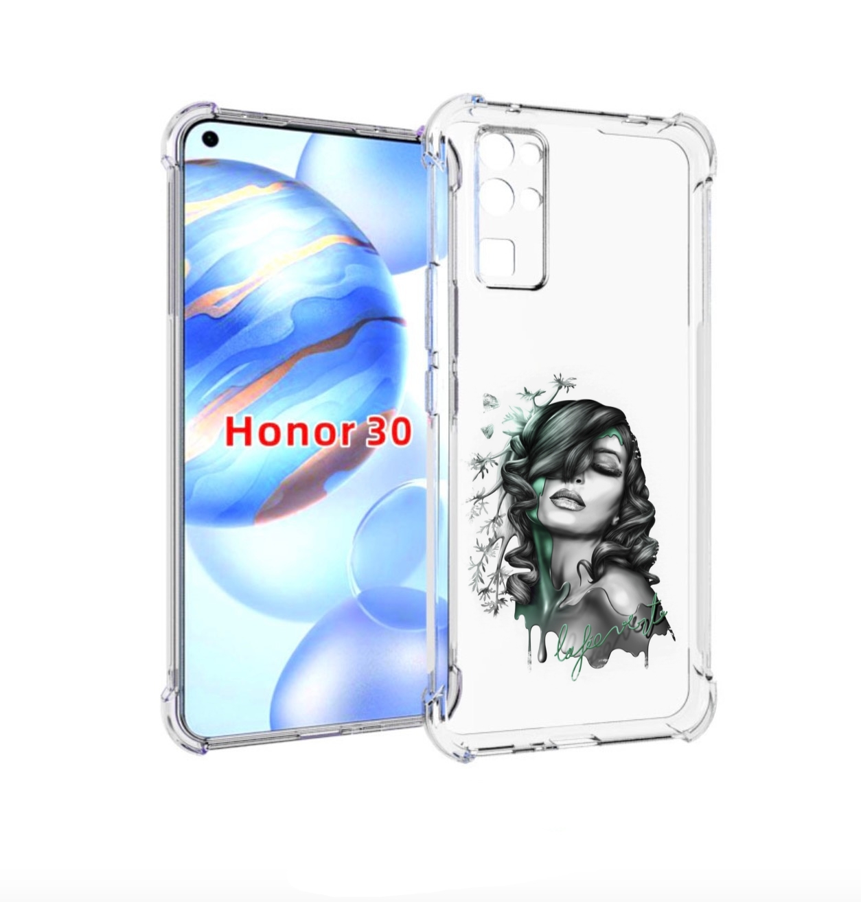 Чехол бампер MyPads Девушка 2 для Honor 30 (BMH-AN10) противоуда, Прозрачный, Tocco
Чехол бампер MyPads Девушка 2 для Honor 30 (BMH-AN10) противоуда, Прозрачный, Tocco