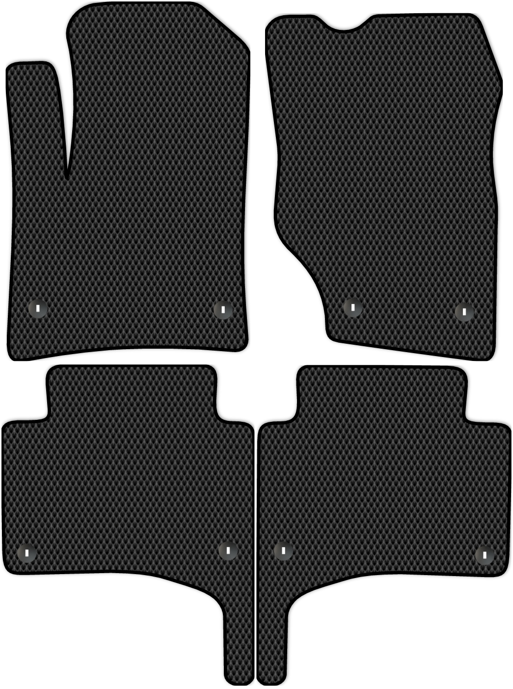 Коврики ЭВА в салон для Volkswagen Touareg 1 (GP) 2002 - 2010, 4 шт. черный, 5019-S4YL-H
Коврики ЭВА в салон для Volkswagen Touareg 1 (GP) 2002 - 2010, 4 шт. черный, 5019-S4YL-H