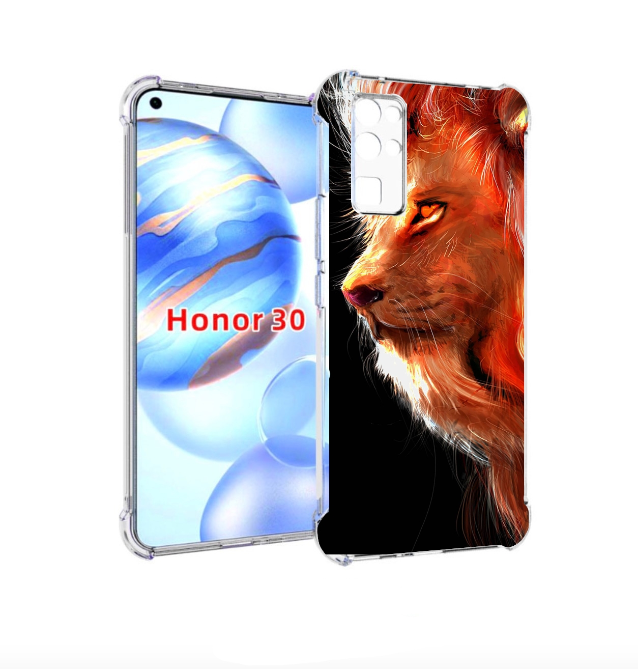 Чехол бампер MyPads Арт-рисунок-льва мужской для Honor 30 (BMH-A, Прозрачный, Tocco
Чехол бампер MyPads Арт-рисунок-льва мужской для Honor 30 (BMH-A, Прозрачный, Tocco