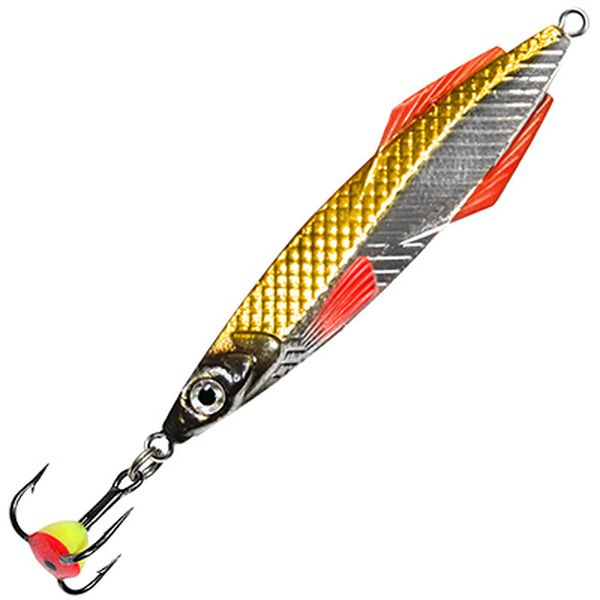 фото Блесна зимняя aqua стилет 12,0g, 05 (серебро, золото) 2 шт..