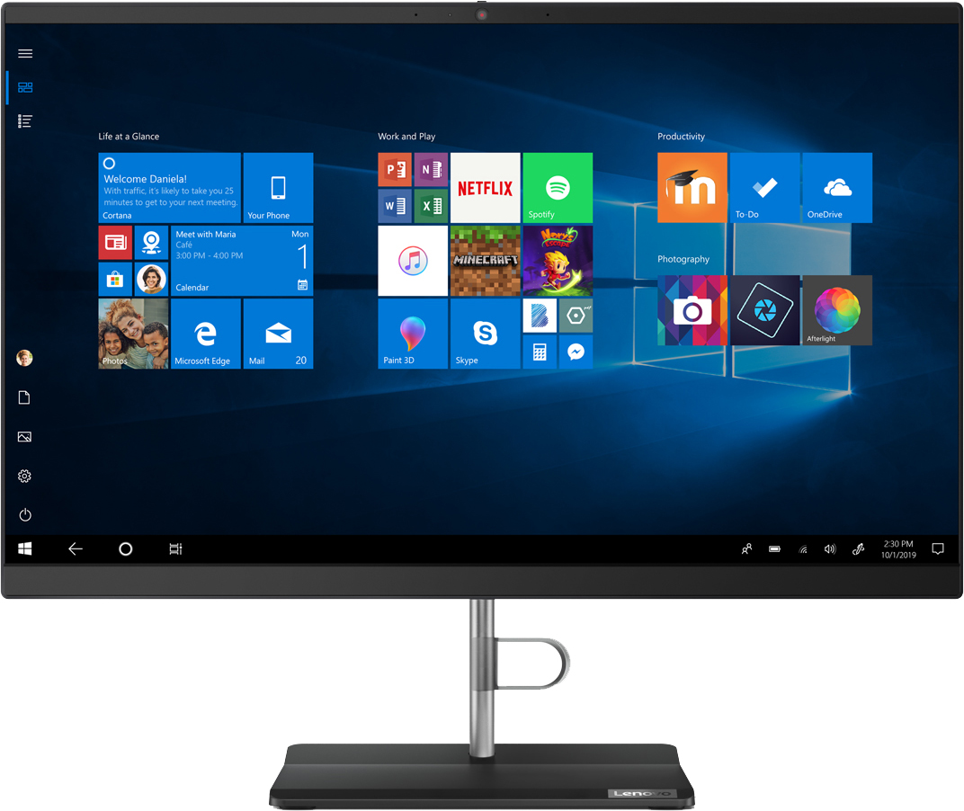 фото Моноблок lenovo v540-24iwl (10ys002wru) black