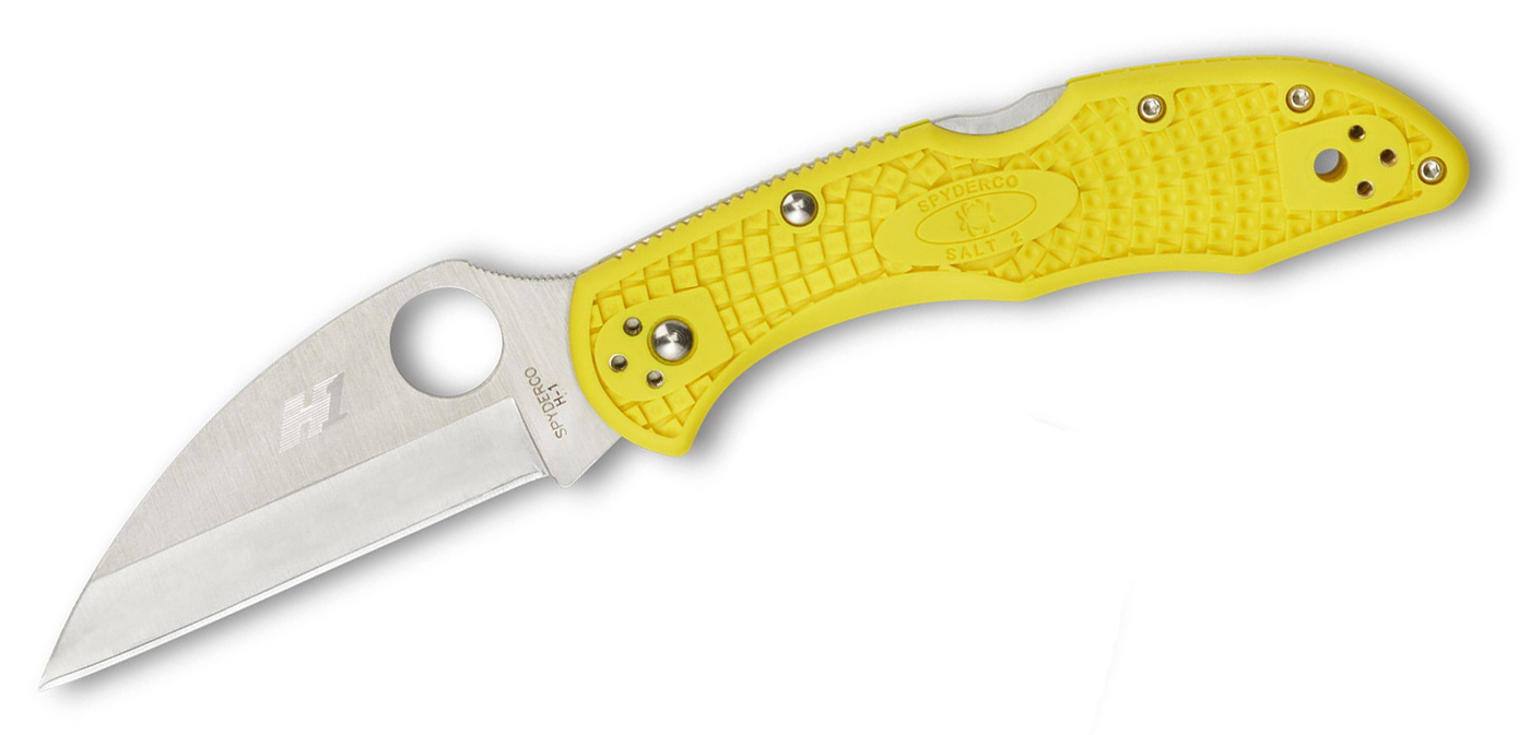 фото Нож складной spyderco salt 2 wharncliffe c88pwcyl2