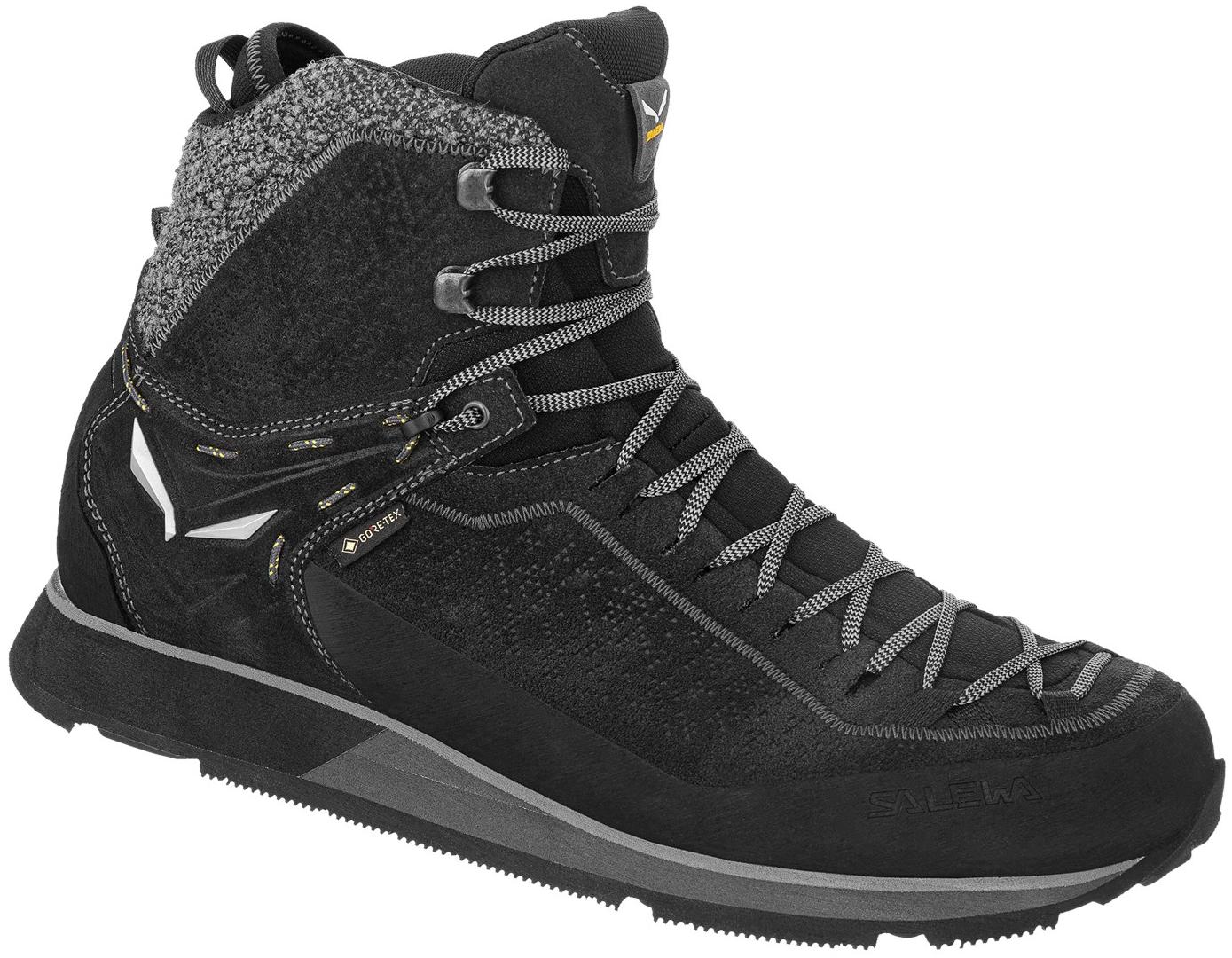 фото Ботинки salewa mountain trainer 2 winter gore-tex® men's, black/black, 8 uk