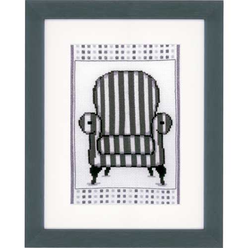 фото Набор для вышивания кресло в стиле барокко 13 х 18см pn-0148610 vervaco