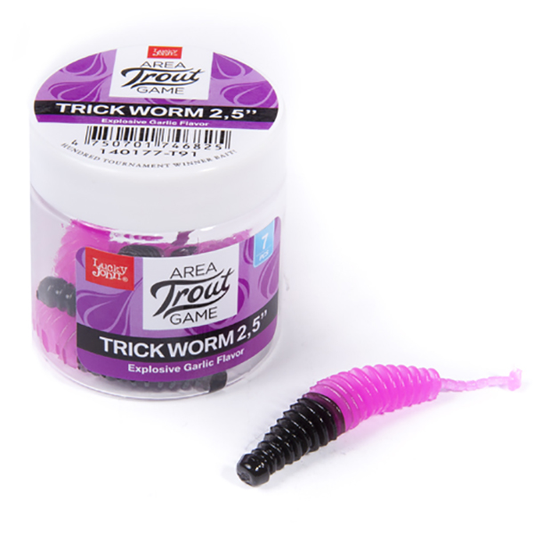 Силиконовая приманка Lucky John Pro Series Trick Worm 51 мм, T91, 10 шт., Черный;розовый, Pro Series Trick Worm
Силиконовая приманка Lucky John Pro Series Trick Worm 51 мм, T91, 10 шт., Черный;розовый, Pro Series Trick Worm