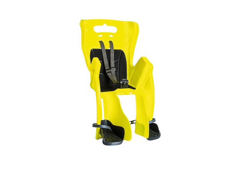 фото Детское велокресло заднее bellelli little duck standard, hi-viz желтое