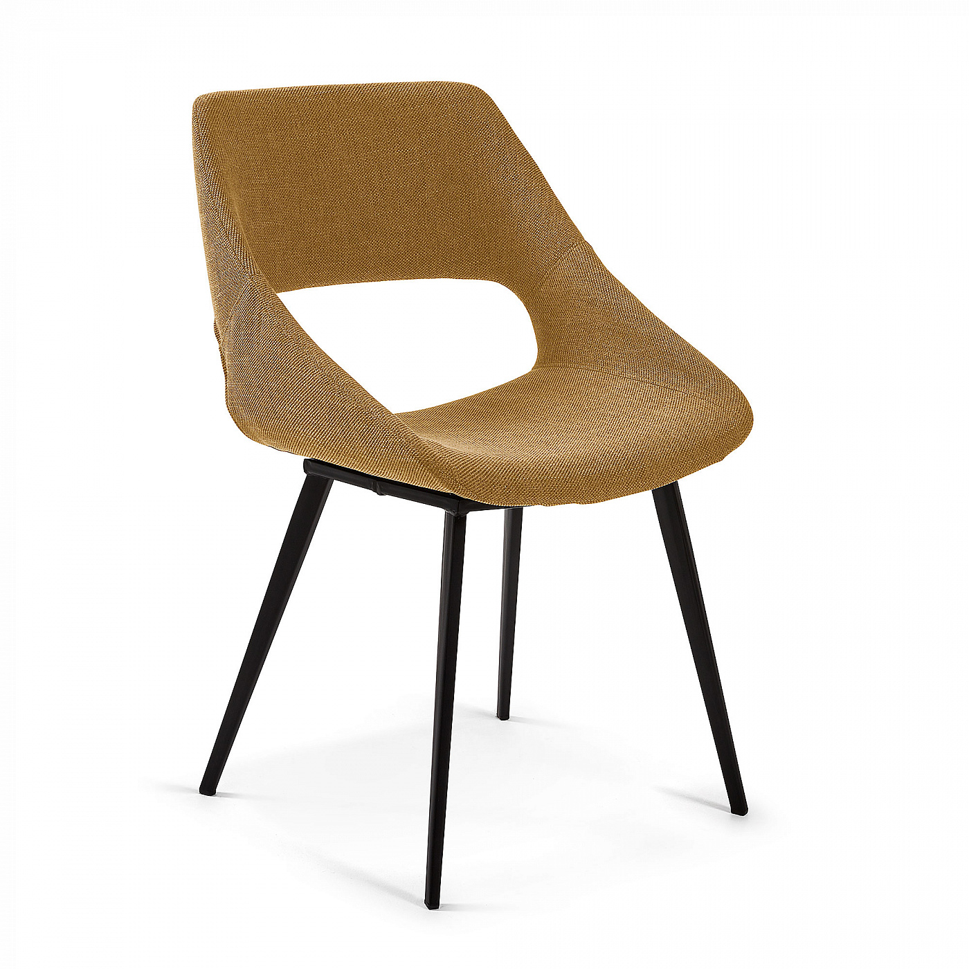 фото Стул la forma hest 68856, black/mustard