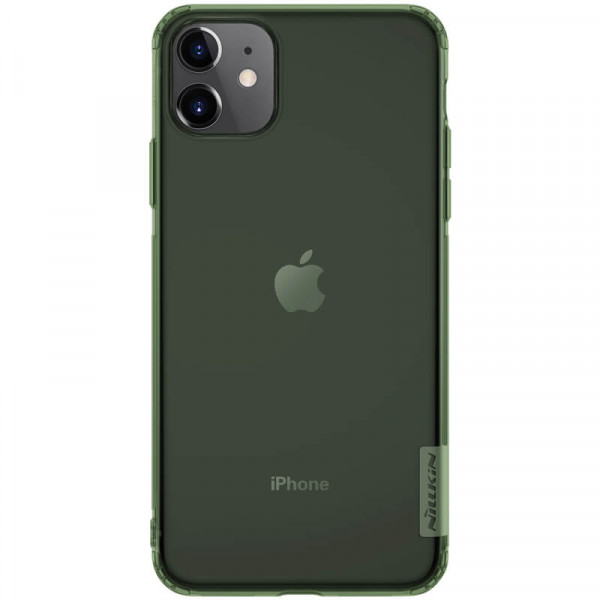 фото Tpu чехол nillkin nature series для iphone 11 (зеленый (прозрачный))