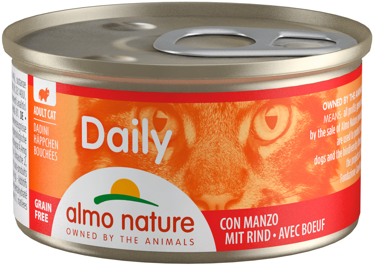 Консервы для кошек Almo Nature Daily Menu Adult сговядиной, 24шт по 85г, Daily Menu Adult
Консервы для кошек Almo Nature Daily Menu Adult сговядиной, 24шт по 85г, Daily Menu Adult