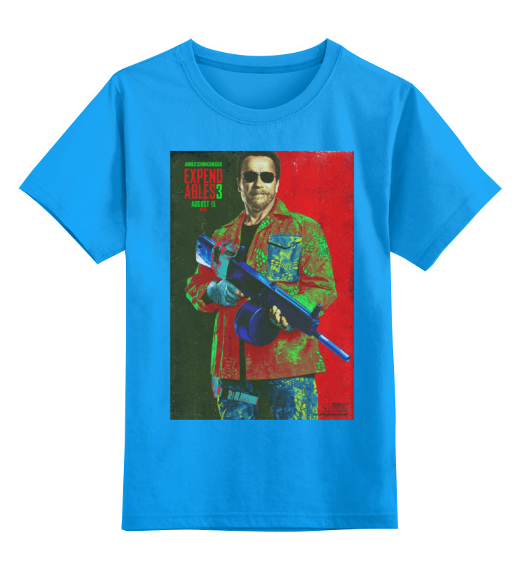 Детская футболка классическая Printio Expendables iii shwarzenegger colors, р. 164, Голубой, 0000000707529
Детская футболка классическая Printio Expendables iii shwarzenegger colors, р. 164, Голубой, 0000000707529