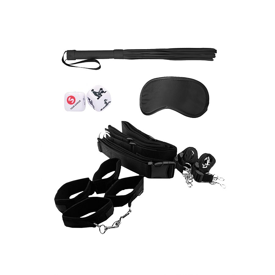 фото Черный игровой набор бдсм bondage belt restraint system shots media bv