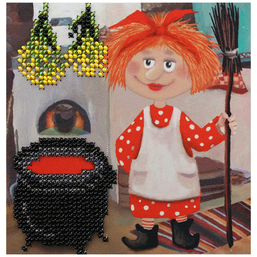 фото Набор для вышивания бисером бисеринка бабаёжка б-0203 12*12см