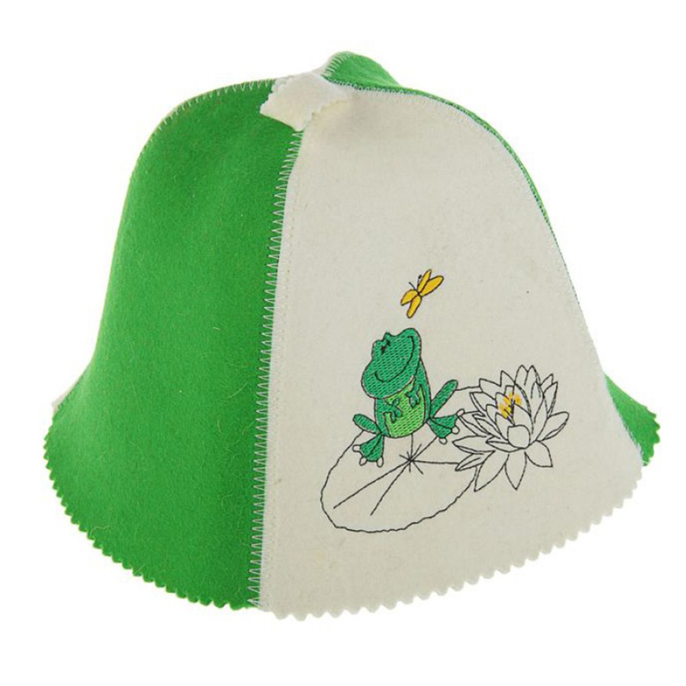 Детский колпачок для бани Лягушонок Rusher дш010, Белый;зеленый
Детский колпачок для бани Лягушонок Rusher дш010, Белый;зеленый