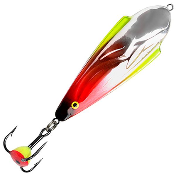 фото Блесна зимняя aqua контакт 8,5g, 03 (серебро, красный металлик), 2 шт.