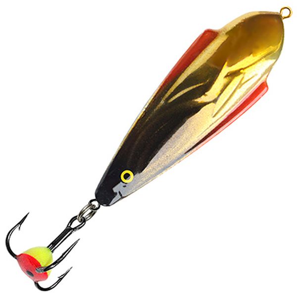 фото Блесна зимняя aqua контакт 8,5g, 02 (золото, серебро, черный металлик), 2 шт.