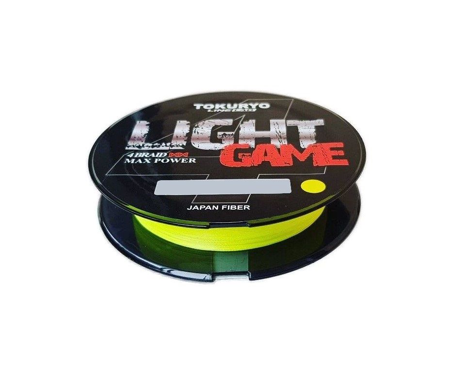 Tokuryo Леска плетеная (шнур) TOKURYO LIGHT GAME X4 YELLOW (TLGX4-10 (150 м 0,13мм) ), Желтый
Tokuryo Леска плетеная (шнур) TOKURYO LIGHT GAME X4 YELLOW (TLGX4-10 (150 м 0,13мм) ), Желтый