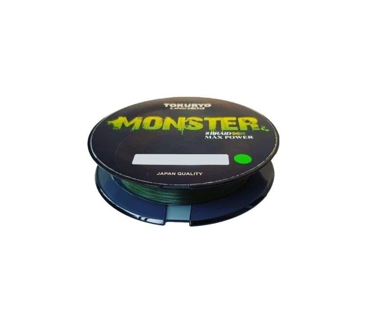 Tokuryo Леска плетеная (шнур) TOKURYO MONSTER X8 MOSS GREEN (TMX8B-15 (150 м 0,23мм) ), Зеленый
Tokuryo Леска плетеная (шнур) TOKURYO MONSTER X8 MOSS GREEN (TMX8B-15 (150 м 0,23мм) ), Зеленый
