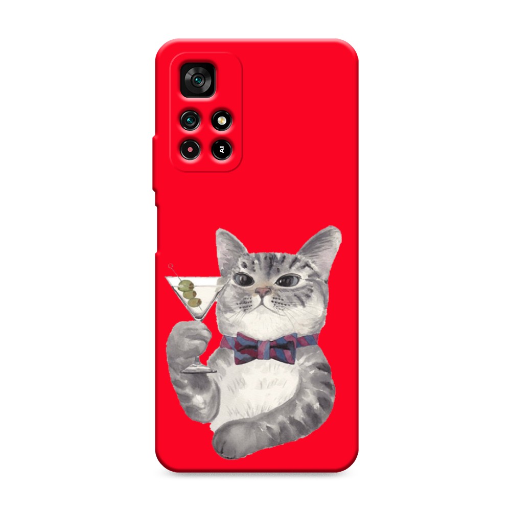 Матовый силиконовый чехол "Кот джентльмен" на Xiaomi Redmi Note 11S 5G, Кот джентльмен
Матовый силиконовый чехол "Кот джентльмен" на Xiaomi Redmi Note 11S 5G, Кот джентльмен