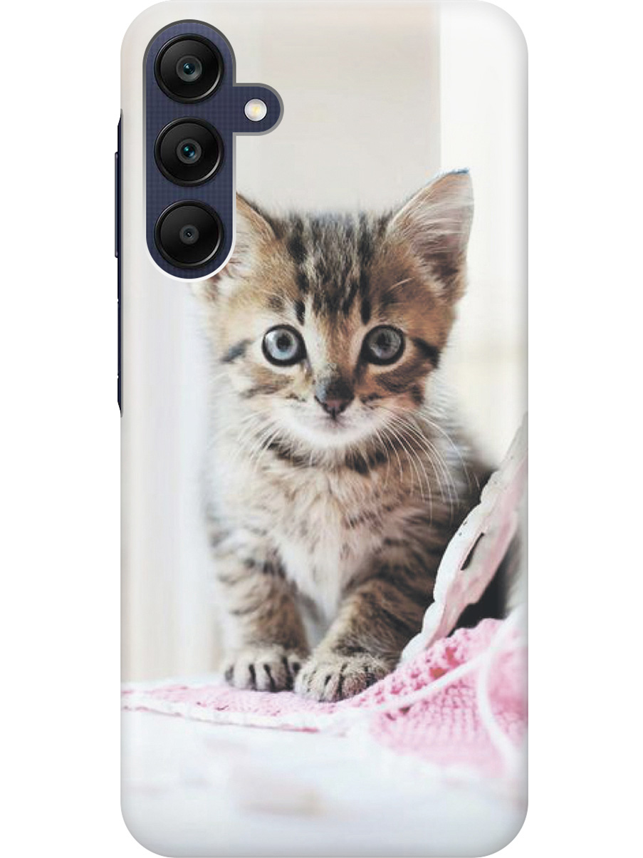 Силиконовый чехол на Samsung Galaxy A25 с рисунком "Милый котенок", Белый;коричневый, 20012134
Силиконовый чехол на Samsung Galaxy A25 с рисунком "Милый котенок", Белый;коричневый, 20012134
